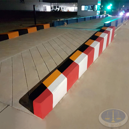 เครื่องชั่งรถบรรทุกแบบพื้นคอนกรีต