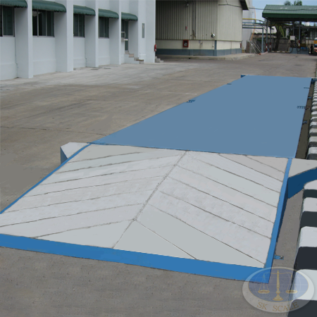 เครื่องชั่งรถบรรทุกแบบพื้นเหล็ก