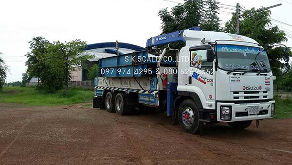 เครื่องชั่งแบบฝังบ่อ ขนาด 3 x 27 เมตร 2 เครื่อง เครื่องชั่งแบบแท่นลอยขนาด 3 x 18 เมตร 3 เครื่อง