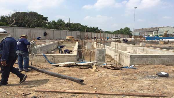 เครื่องชั่งรถบรรทุกแบบฝังบ่อ 3 x 18 เมตร พร้อมติดตั้งอุปกรณ์