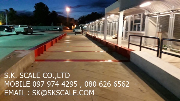 เครื่องชั่งรถบรรทุกแบบแท่นลอย ขนาด 3 x 18 เมตร