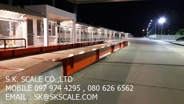 เครื่องชั่งรถบรรทุกแบบแท่นลอย ขนาด 3 x 18 เมตร