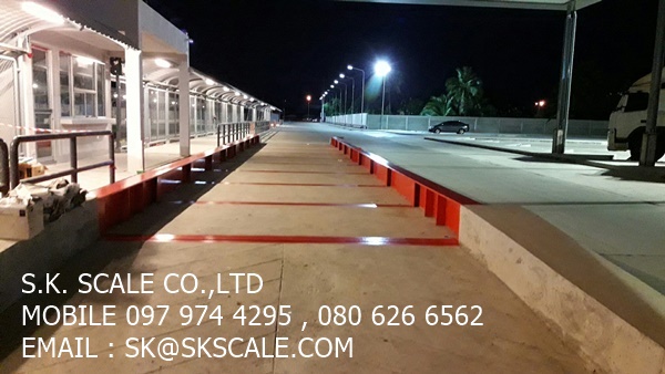 เครื่องชั่งรถบรรทุกแบบแท่นลอย ขนาด 3 x 18 เมตร