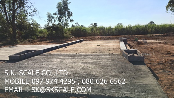 เครื่องชั่งรถบรรทุกแบบแท่นลอย ขนาด 3 x 8 เมตร