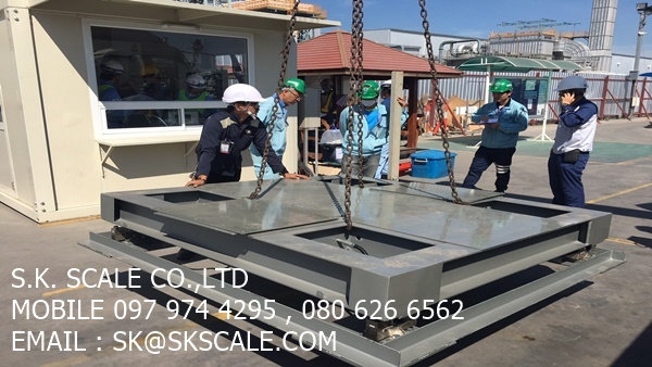 เครื่องชั่งวางพื้น พิกัด 5 ตัน