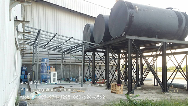 เครื่องบรรจุแป้ง 4 ถังชั่ง