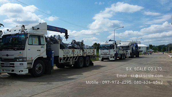 เครื่องบรรจุแป้ง 4 ถังชั่ง