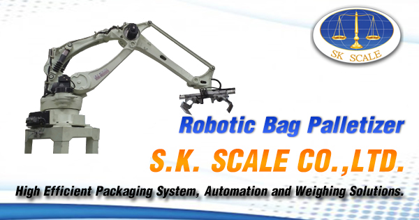 Robotic Bag Palletizer for sugar